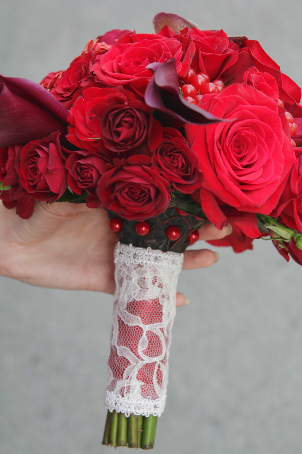 Poza, foto cu Flori de nunta buchet mireasa, calla, maner buchet, orhidee in Arad, Timisoara, Oradea (wedding flowers, bouquets) nunta Arad, Timisoara, Oradea