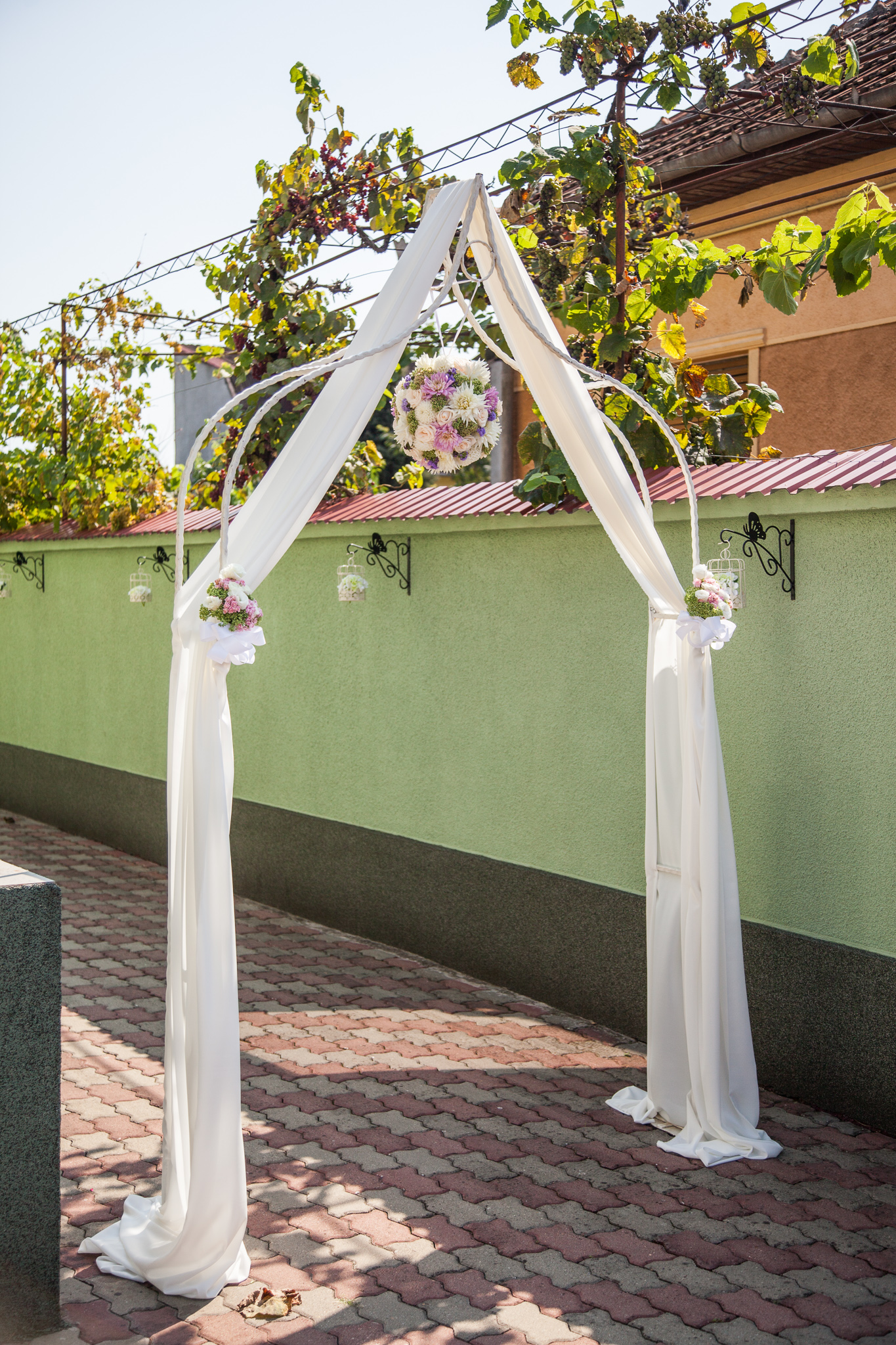 Poza, foto cu Flori de nunta arcada in Arad, Timisoara, Oradea (wedding flowers, bouquets) nunta Arad, Timisoara, Oradea